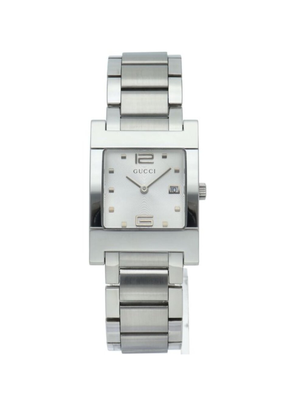 Gucci Square Watch 7700 M SS Silver Polished - Picture 2 of 6